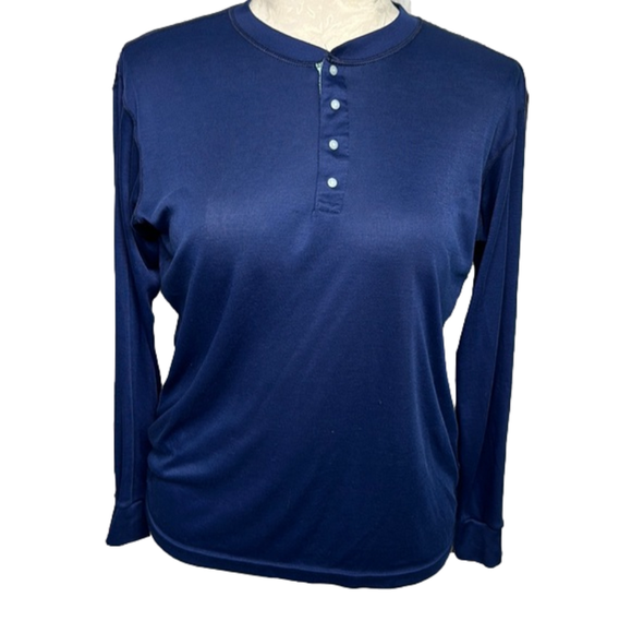 Patagonia Other - Vintage Patagonia Men Size Large Capilene Base Layer Navy Blue Shirt